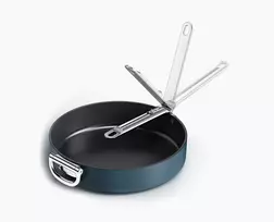 Joseph Joseph Space Fold Handle Ceramic Non-Stick 30 cm Blue Frying Pan