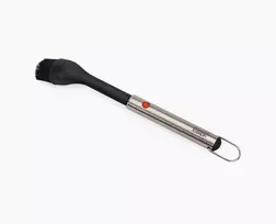 Joseph Joseph GrillOut Black BBQ silikoninis mėsos tepimo šepetys su ištraukiamu koto
