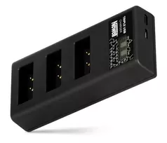 Newell CD-USB-C Trijų Kanalų Baterijų Kroviklis, skirtas Canon LP-E17