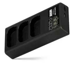 Newell CD-USB-C Triple-Channel Įkroviklis Canon LP-E6 Baterijoms