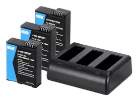 Newell Triple-Channel Charger SDC-USB-C ir 3 BCX-204 Baterijos, skirtos DJI Osmo Action