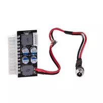 Akyga AK-CA-38 PICO PSU DC/ATX maitinimo adapteris, 120 W, 12 V DC įėjimas, 24 kontaktų ATX, P4, SATA, Molex