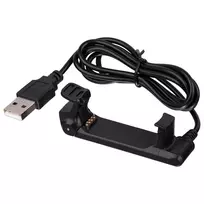 Akyga AK-SW-19 USB įkrovimo kabelis su spaustuku Garmin Forerunner 220, 1 m, juodas