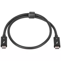 Akyga AK-USB-33 USB-C – USB-C Thunderbolt kabelis, 40Gbps, 100 W, 0,5 m, juodas