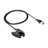 Akyga AK-SW-38 įkrovimo ir duomenų kabelis Suunto 3 / 5 / Fitness / Ambit, USB-A, 1 m, juodas