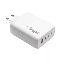 Akyga AK-CH-24 GaN USB įkroviklis 140 W, 3 x USB-C PD + USB-A, baltas
