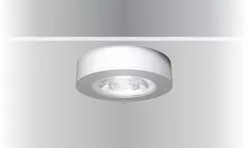 SYNERGY21 LED įleidžiamas lubinis prožektorius Helios Black, apvalus, su paviršinio montavimo rėmu (S21-LED-ME008)