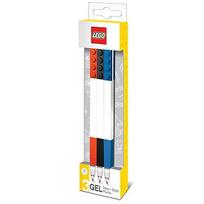LEGO Stationary Geliniai Rašikliai (3 vnt.) - Raudonas, Mėlynas ir Juodas