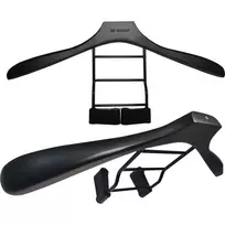 MOZOS WS-BK automobilinis pakabukas drabužiams ant galvos atramos, juoda/sidabrinė, nerūdijantis plienas ir ABS, 20 kg talpa