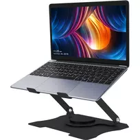 MOZOS N4-BK ergonomiškas nešiojamojo kompiuterio stovas juodas