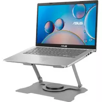 MOZOS N4-SV ergonominis nešiojamojo kompiuterio stovas sidabrinis