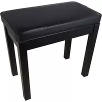 MOZOS PB03 Piano Bench – reguliuojamo aukščio, eko-oda, juoda