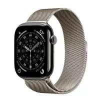 Crong Milano Steel – Nerūdijančio plieno dirželis Apple Watch 44/45/46/49 mm (šampano spalvos)