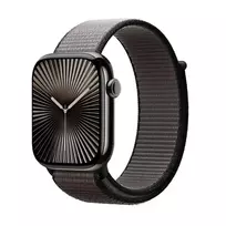 Crong Nylon Sport Loop, skirtas Apple Watch 44/45/46/49 mm (Night Grey)