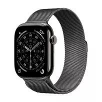 Crong Milano Steel - Nerūdijančio plieno apyrankė Apple Watch 38/40/41/42 mm (Grafitas)