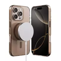 Crong Clear MAG Pro Dėklas iPhone 16 Pro MagSafe (Desert)