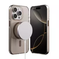 Crong Clear MAG Pro Dėklas, skirtas iPhone 15 Pro su MagSafe (Desert)