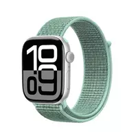 Crong Nylon Sport Loop, skirta Apple Watch 38/40/41/42 mm, žalia