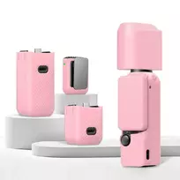 PULUZ 6-in-1 Protective Case Kit for DJI Osmo Pocket 3 - Pink TPU/PU