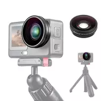 PULUZ plačiaakampis objektyvas FOV Boost 185° su HD stiklu, skirtas DJI Osmo Action 6 / PU1103