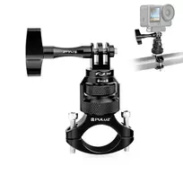 PULUZ PU796B 360° vairo laikiklis motociklui / dviračiui, tinka GoPro, SJCAM, Xiaomi, DJI