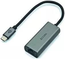 ACCURA USB-C į RJ45 Gigabit Ethernet adapteris, kosminė pilka