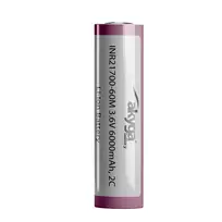 Akyga AKY2185 INR21700-60M 2C Li-Ion 21700 akumuliatorius 3,6 V 6000 mAh