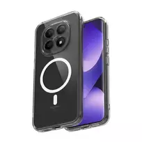 Crong Hybrid Clear Magnetic Case MagSafe, skaidrus, skirtas Xiaomi Redmi Note 15 Pro+ 5G