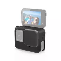 PULUZ Silicone Protective Case with Lens Cap for Insta360 Ace Pro, Black