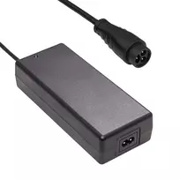 Akyga AK-EV-21 elektrinio paspirtuko įkroviklis 60 V (16S) Li-Ion baterijoms, 67,2 V, 1,75 A, 118 W, LP16 kištukas, 1,2 m