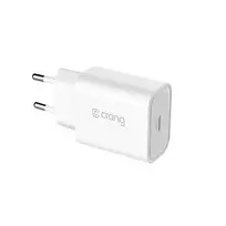 Crong USB-C Travel Charger 20W Power Delivery Baltas