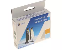 G&G Ninestar suderinama kasetė su rašalu, skirta Epson T0712/C13T07124012, Cyan