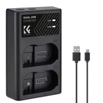 K&F Concept Dual USB įkroviklis Nikon EN-EL15 baterijoms