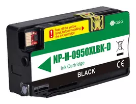 G&G Ninestar suderinama rašalo kasetė HP 950XL juoda