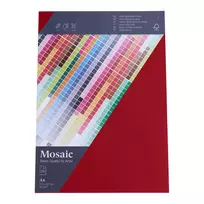 Artoz Papier Briefpapier Mosaic Wine Red DIN A4 90 g/m² 25 lakštų