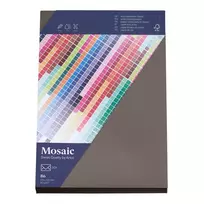 Artoz Papier Mosaic vokai DIN B6 be langelio, grafito spalvos, drėkinamo sandarinimo, 20 vnt.