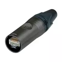 Neutrik NE8MX6-B-T etherCON CAT6A vyriškas kabelio jungties laikiklis, juodas, IP65