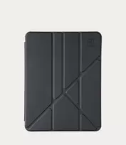 Tucano Bamboo Folio Case, skirta iPad Air 11 M2 2024 / M3 2025 / M4 2026 / iPad Air 10.9 (2022/2020) – juoda