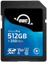 OWC Atlas Pro 512GB SDXC UHS-II V60 Media Card - Extended Capacity SD (SDXC)