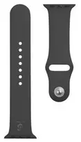 Tactical silikono apyrankė Apple Watch 1/2/3/4/5/6/7/SE 38/40/41mm juoda