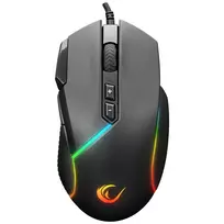 Rampage Comfort Gaming Mouse SMX-G39, programuojama 12800 DPI RGB, juoda