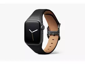 Bellroy Classic Leather Band for Apple Watch, Black, 40mm, 41mm, 38mm, 42mm (Series 10/11)