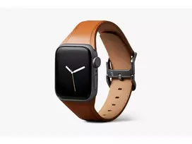 Bellroy Classic Leather Band for Apple Watch, Brown, 40mm, 41mm, 38mm, 42mm (Series 10/11)