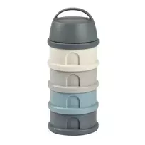 Beaba 4-Compartment Powdered Milk Container Grey