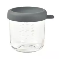 BEABA stiklinis indas su sandariu dangteliu 250 ml Mineral