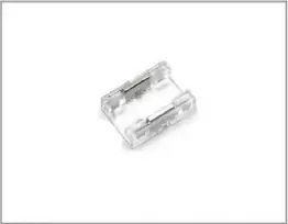 SYNERGY21 S21-LED-003F240175 COB LED juostos jungtis, vienspalvė, 8 mm, IP20, be litavimo, užsegama, 2 kontaktų, balta