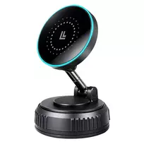 LogiLink belaidis automobilinis įkroviklis, vakuuminis magnetinis, 360° sulankstomas, 25W