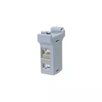 LogiLink DIN Rail tvirtinimo adapteris su 2 Cat.6A ekranuotais inline jungikliais, 10G, PoE++ (MP0079)