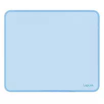 LogiLink pelės kilimėlis 220 x 250 mm mėlynas - tekstilinis paviršius, neslystanti guminė bazė