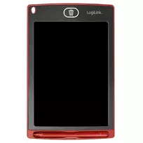 LogiLink LCD rašymo planšetė 8.5 inch, raudona, su 2 magnetais